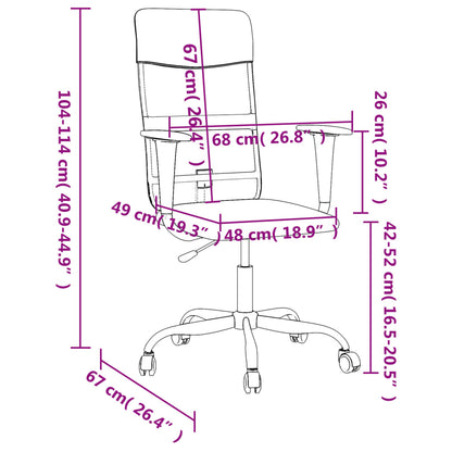 Office Chair Dark grey Fabric (100% polyester), metal, plywood