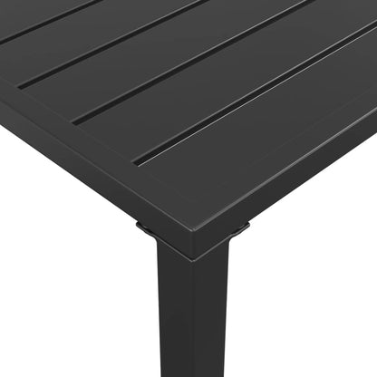 Patio Dining Table Anthracite 43.3"x21.3"x27.6" Steel