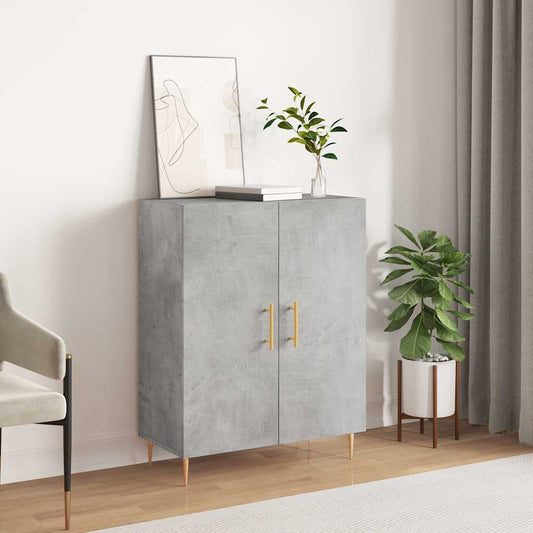 Sideboard Concrete Grey 69.5x34x90 cm Engineered Wood