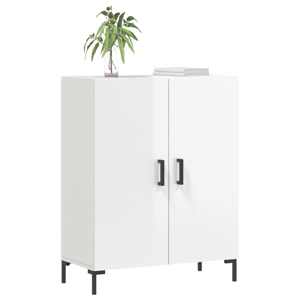 Sideboard High Gloss White 69.5x34x90 cm Engineered Wood