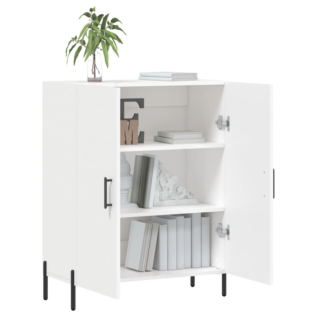 Sideboard White 69.5x34x90 cm Engineered Wood