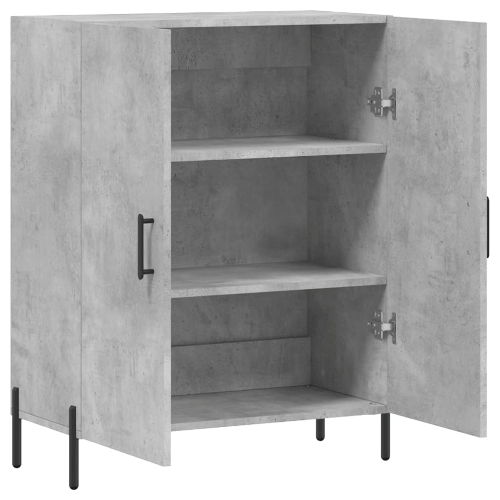 Sideboard Concrete Grey 69.5x34x90 cm Engineered Wood