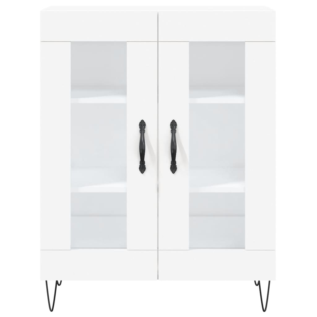Sideboard White 69.5x34x90 cm Engineered Wood