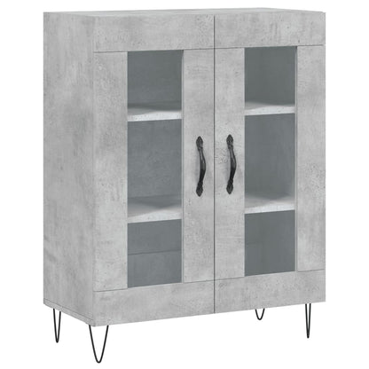 Sideboard Concrete Grey 69.5x34x90 cm Engineered Wood