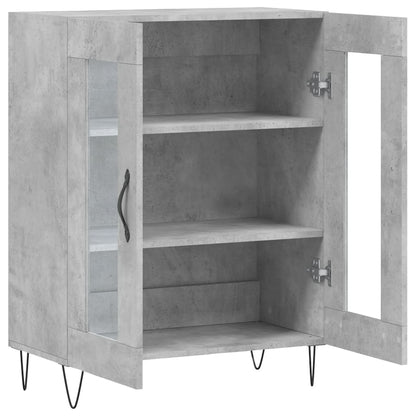 Sideboard Concrete Grey 69.5x34x90 cm Engineered Wood