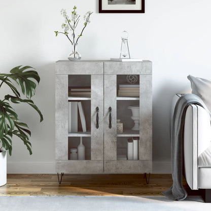 Sideboard Concrete Grey 69.5x34x90 cm Engineered Wood