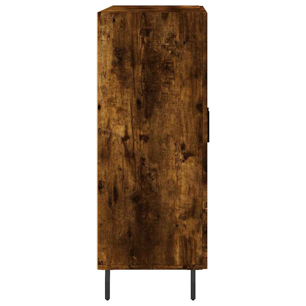 Sideboard Smoked Oak 69.5x34x90 cm Engineered Wood