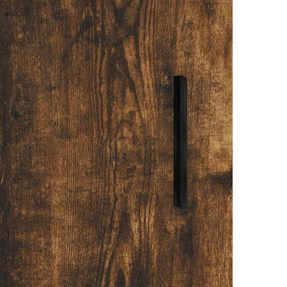 Sideboard Smoked Oak 69.5x34x90 cm Engineered Wood