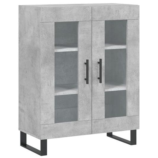Sideboard Concrete Grey 69,5x34x90 cm Engineered Wood