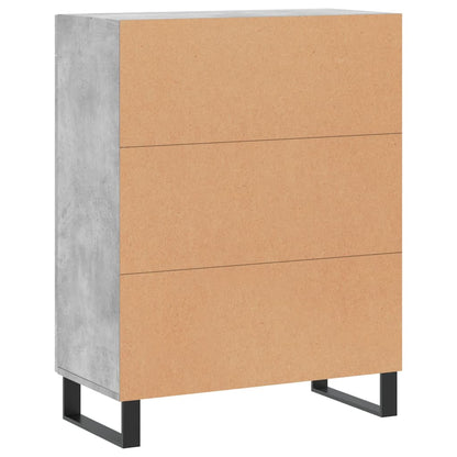 Sideboard Concrete Grey 69.5x34x90 cm Engineered Wood