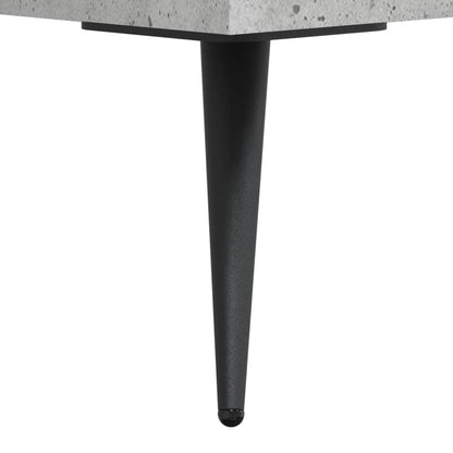 Chest of Drawers Concrete Grey 69.5x34x90 cm Engineered Wood