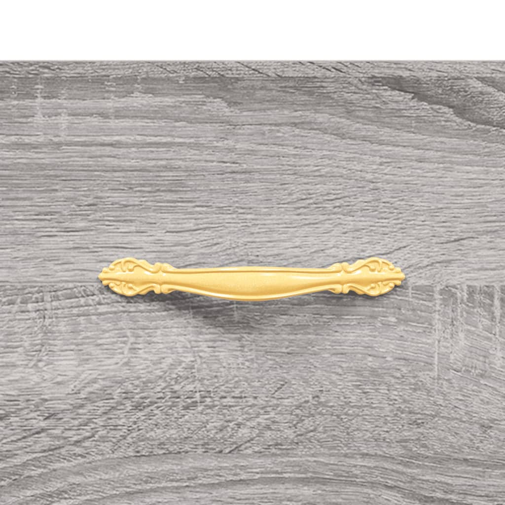 Sideboard Grey Sonoma 69.5x34x90 cm Engineered Wood