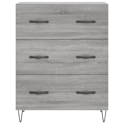 Sideboard Grey Sonoma 69.5x34x90 cm Engineered Wood