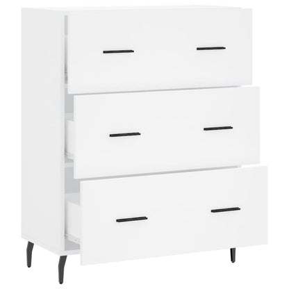 Sideboard White 69.5x34x90 cm Engineered Wood