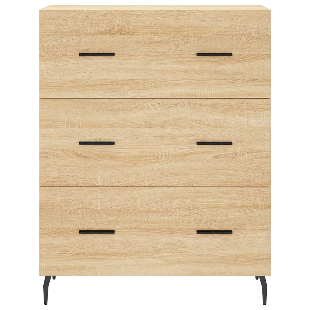 Sideboard Sonoma Oak 69.5x34x90 cm Engineered Wood