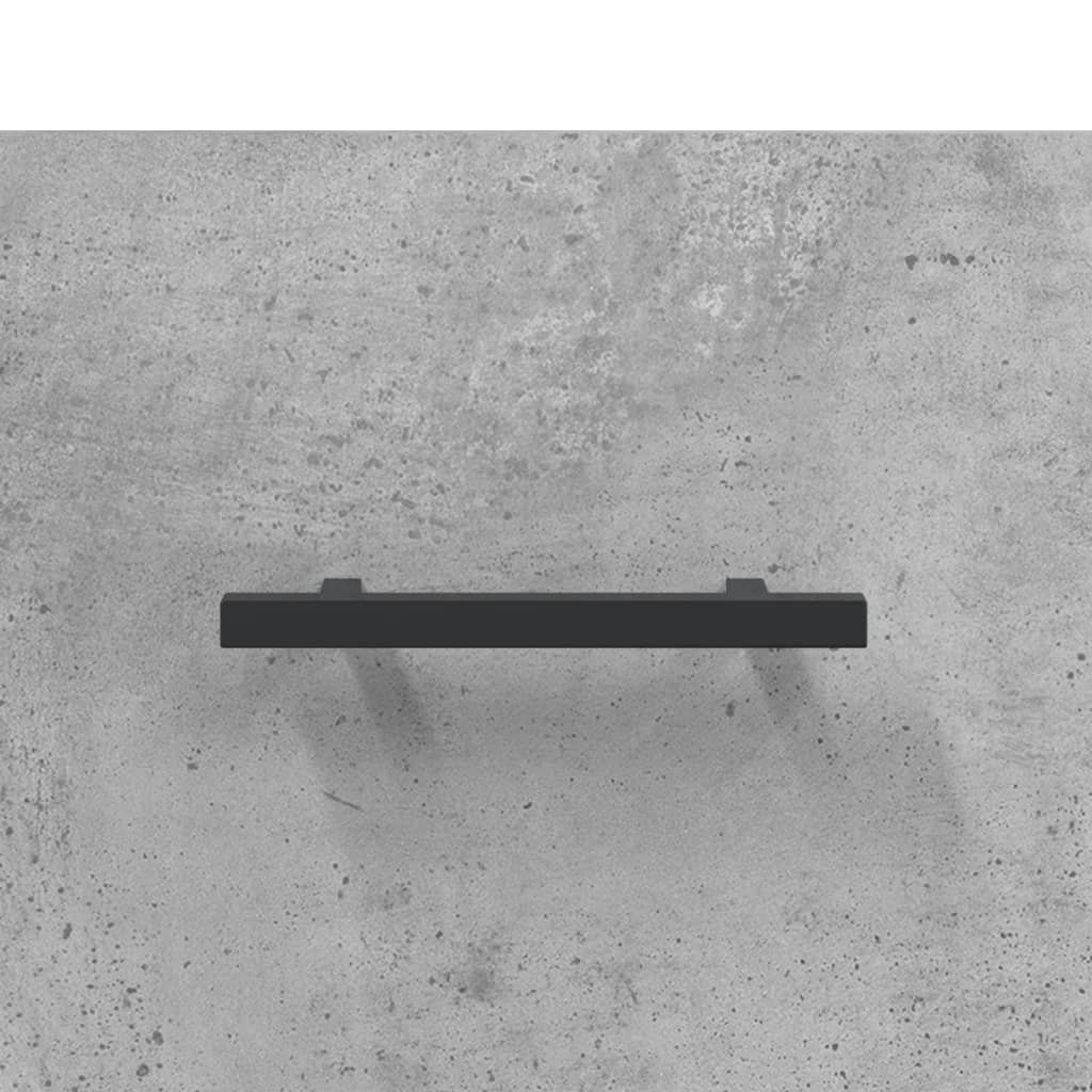 Sideboard Concrete Grey 69.5x34x90 cm Engineered Wood