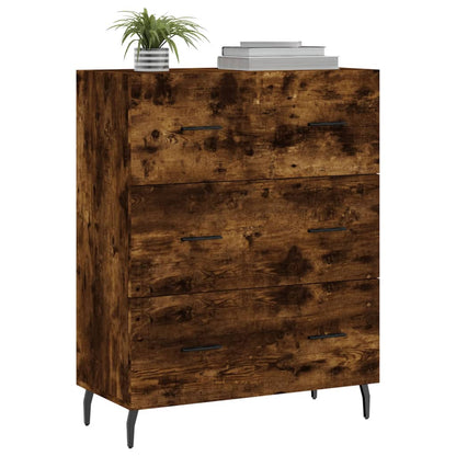 Sideboard Smoked Oak 69,5x34x90 cm Engineered Wood