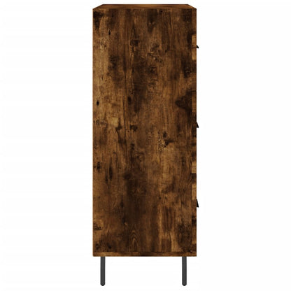 Sideboard Smoked Oak 69,5x34x90 cm Engineered Wood