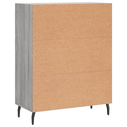 Sideboard Grey Sonoma 69.5x34x90 cm Engineered Wood