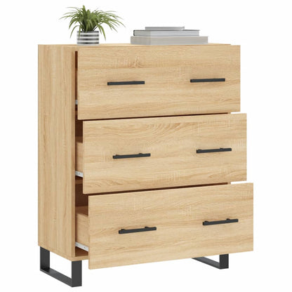 Sideboard Sonoma Oak 69.5x34x90 cm Engineered Wood
