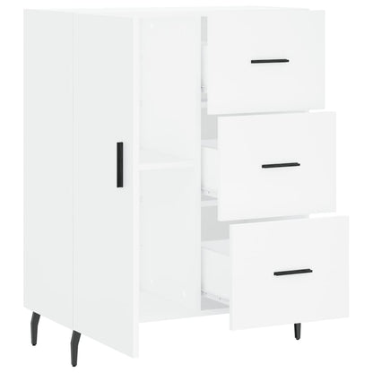 Sideboard White 69.5x34x90 cm Engineered Wood
