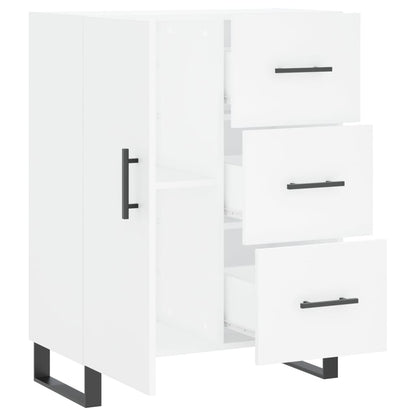Sideboard White 69.5x34x90 cm Engineered Wood
