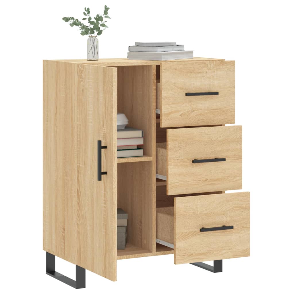 Sideboard Sonoma Oak 69.5x34x90 cm Engineered Wood