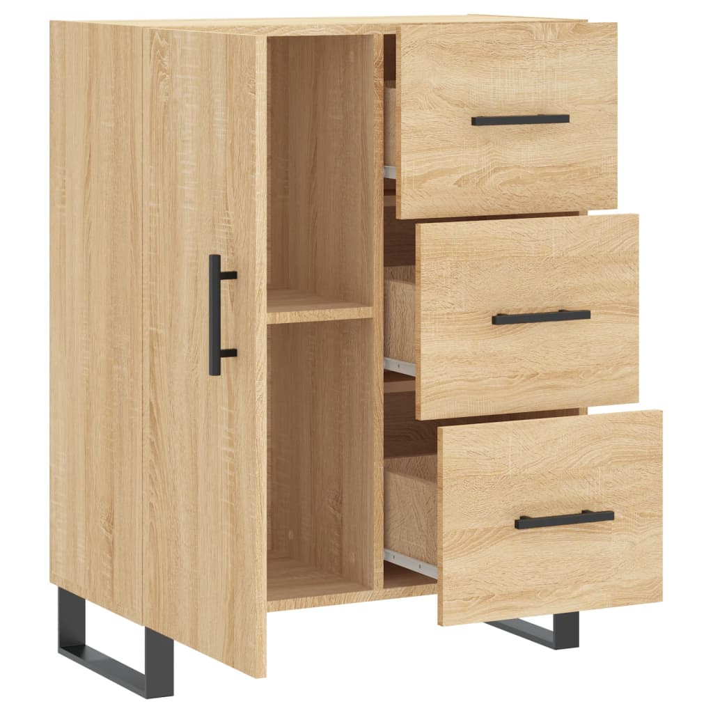 Sideboard Sonoma Oak 69.5x34x90 cm Engineered Wood