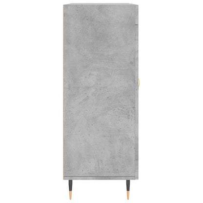 Sideboard Concrete Grey 69.5x34x90 cm Engineered Wood