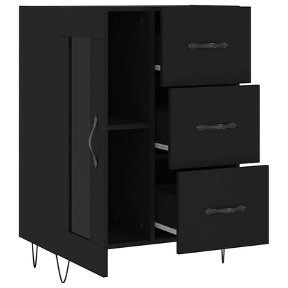 Sideboard Black 69.5x34x90 cm Engineered Wood