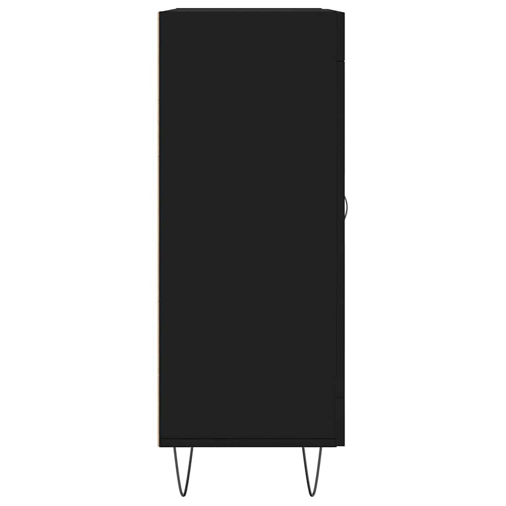 Sideboard Black 69.5x34x90 cm Engineered Wood