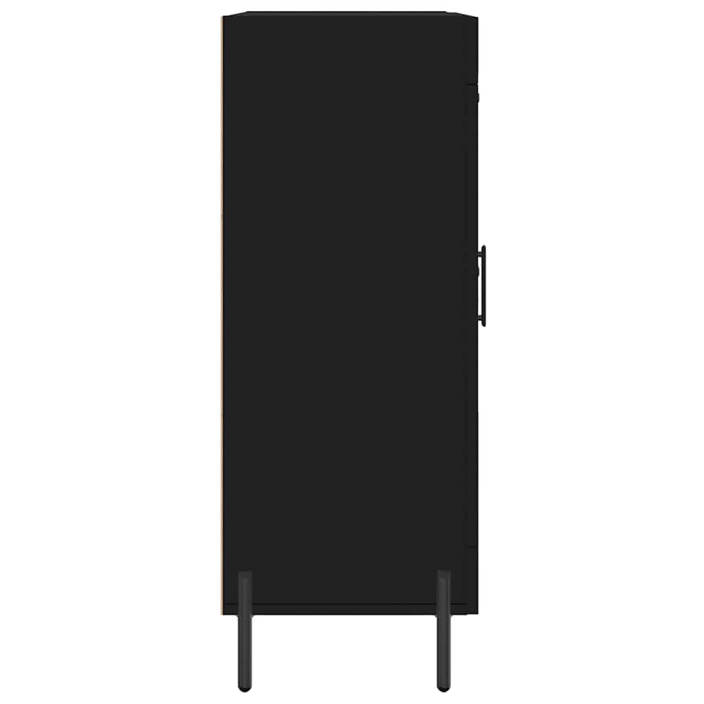 Sideboard Black 69.5x34x90 cm Engineered Wood