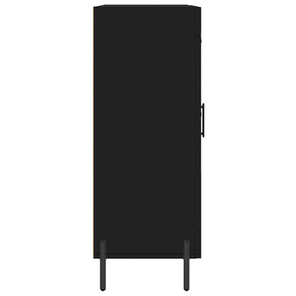 Sideboard Black 69.5x34x90 cm Engineered Wood