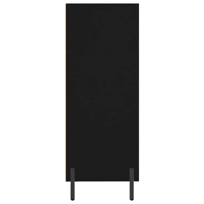 Shelf Cabinet Black 69.5x32.5x90 cm Engineered Wood