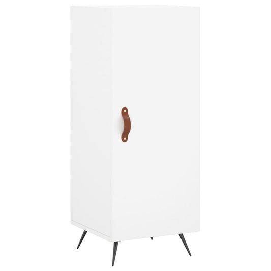 Sideboard White 34.5x34x90 cm Engineered Wood