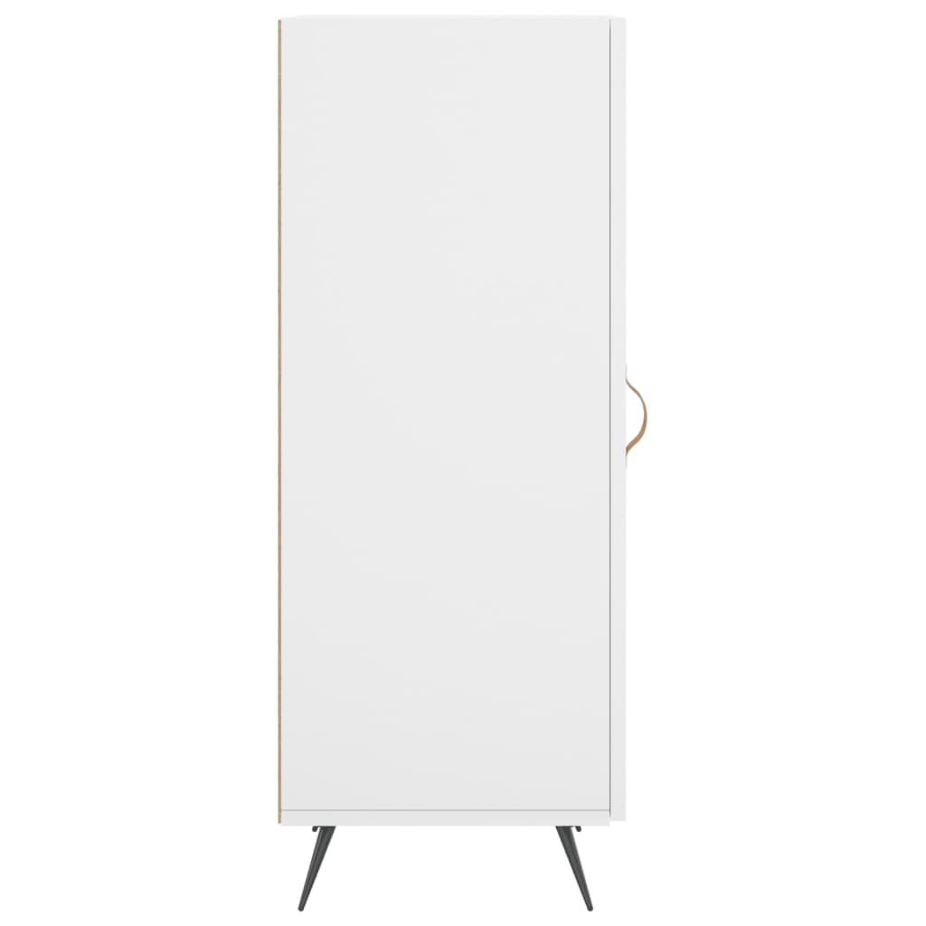Sideboard White 34.5x34x90 cm Engineered Wood