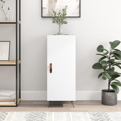 Sideboard White 34.5x34x90 cm Engineered Wood