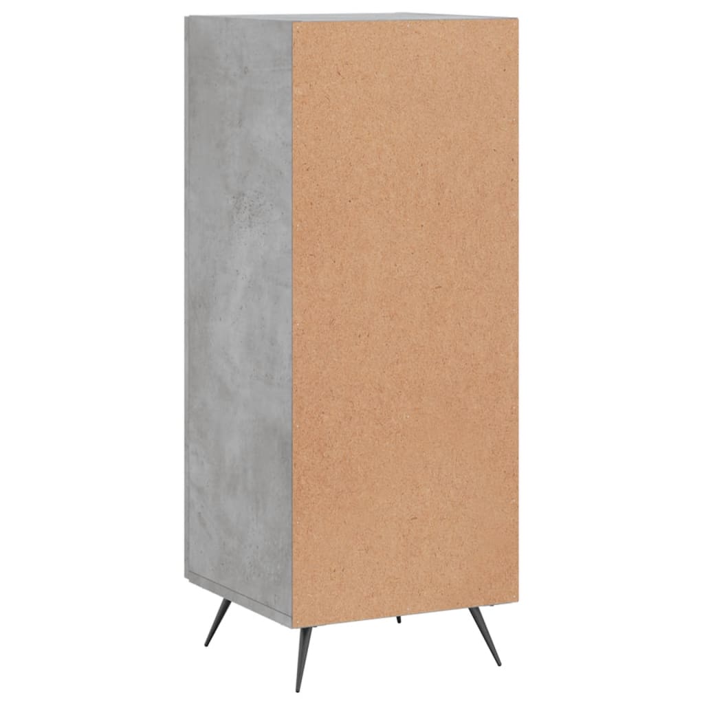 Sideboard Concrete Grey 34.5x34x90 cm Engineered Wood