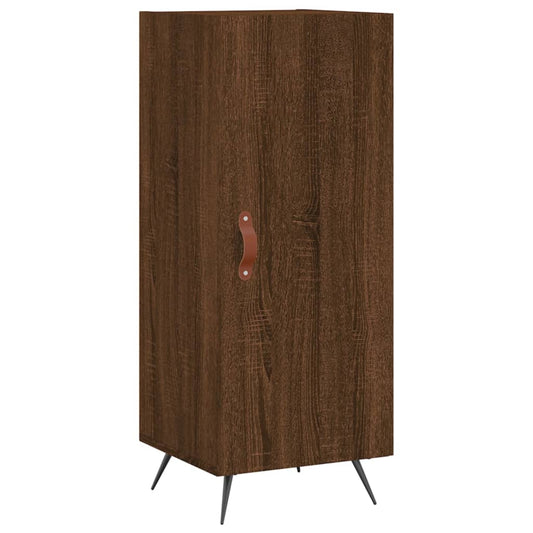 Sideboard Brown Oak 34.5x34x90 cm Engineered Wood