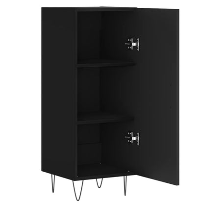 Sideboard Black 34.5x34x90 cm Engineered Wood