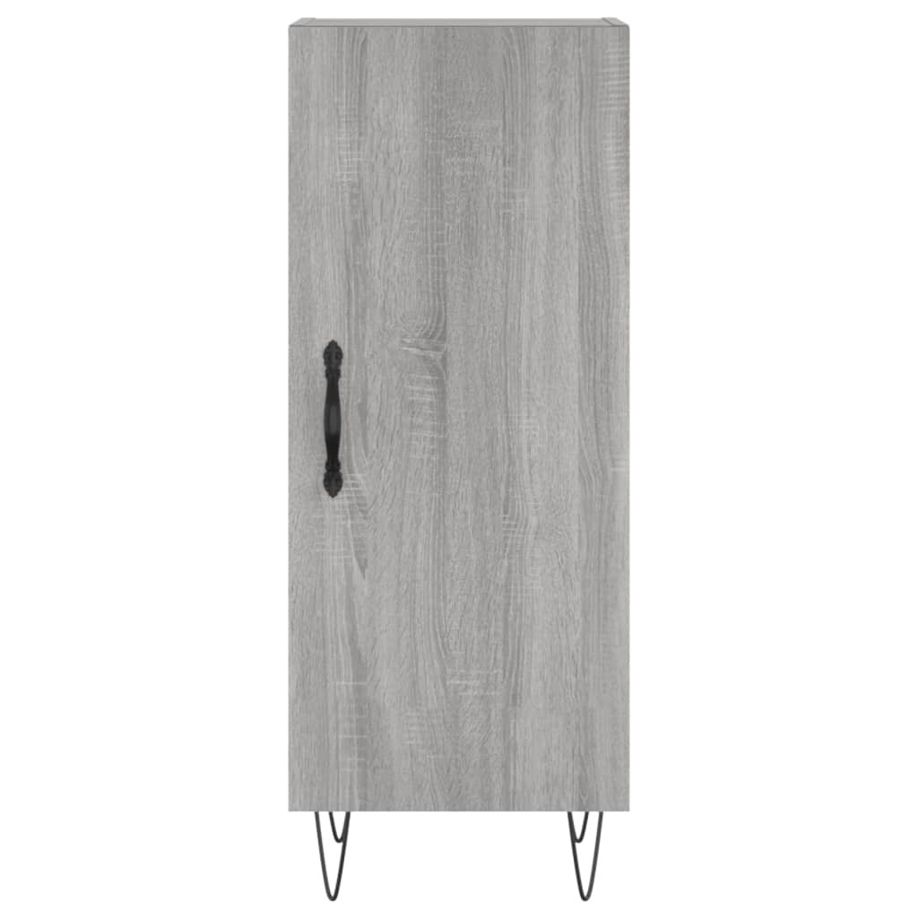 Sideboard Grey Sonoma 34.5x34x90 cm Engineered Wood