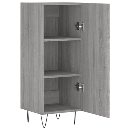 Sideboard Grey Sonoma 34.5x34x90 cm Engineered Wood
