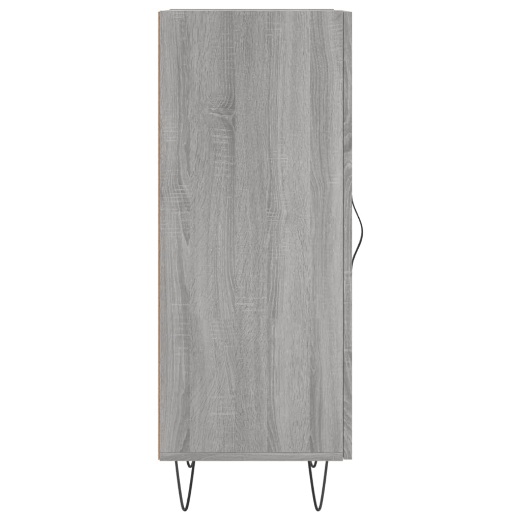 Sideboard Grey Sonoma 34.5x34x90 cm Engineered Wood