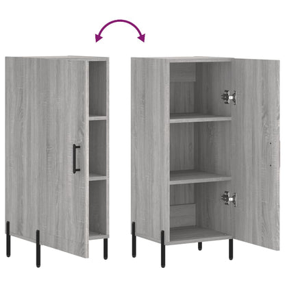 Sideboard Grey Sonoma 34.5x34x90 cm Engineered Wood
