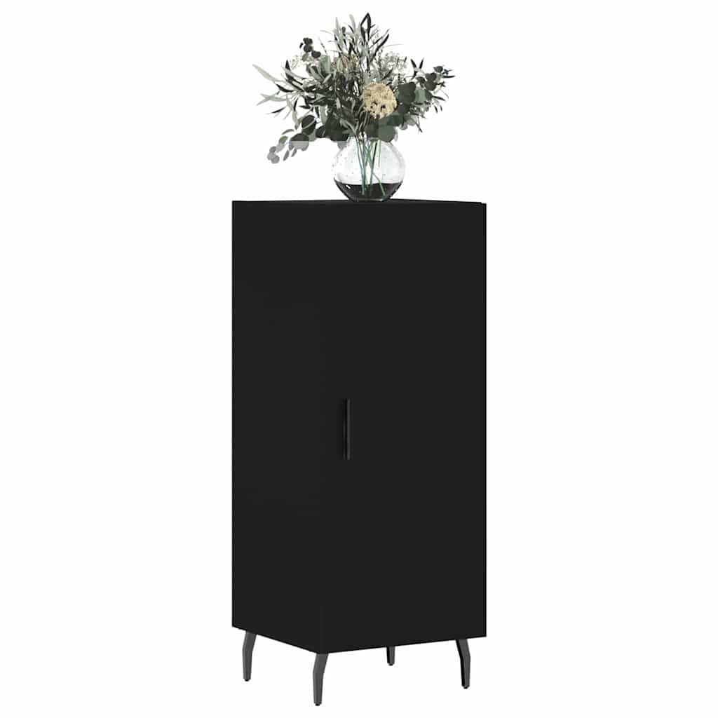 Sideboard Black 34.5x34x90 cm Engineered Wood
