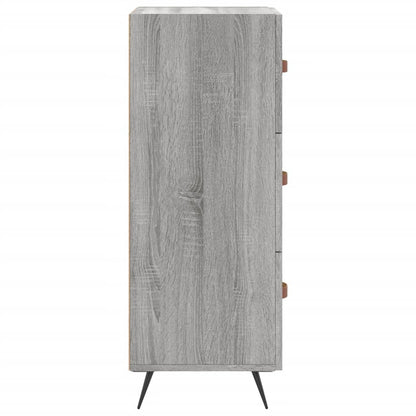 Sideboard Grey Sonoma 34.5x34x90 cm Engineered Wood