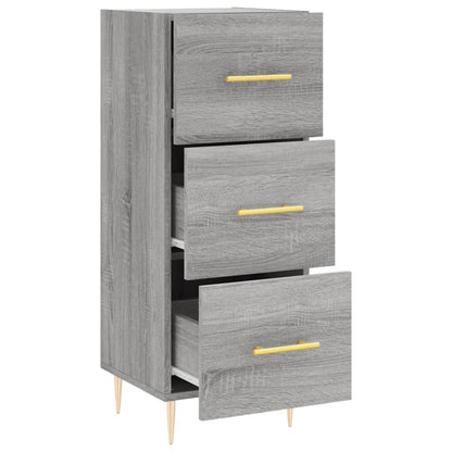 Sideboard Grey Sonoma 34.5x34x90 cm Engineered Wood