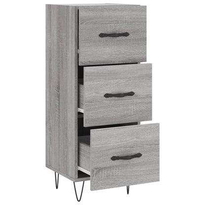 Sideboard Grey Sonoma 34.5x34x90 cm Engineered Wood