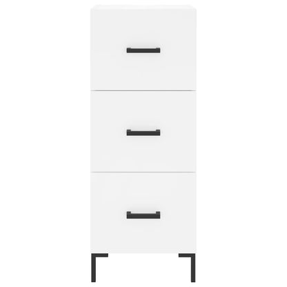 Sideboard White 34.5x34x90 cm Engineered Wood
