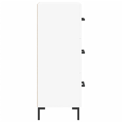 Sideboard White 34.5x34x90 cm Engineered Wood